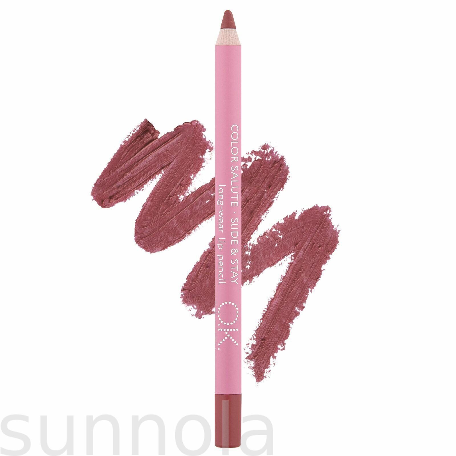 Стойкий карандаш для губ OK BEAUTY COLOR SALUTE SLIDE & STAY оттенок FOXY 1,2 г