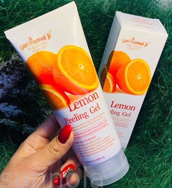 Пилинг скатка Yan namei ji PURE NATURAL clean care Lemon Peeling Gel