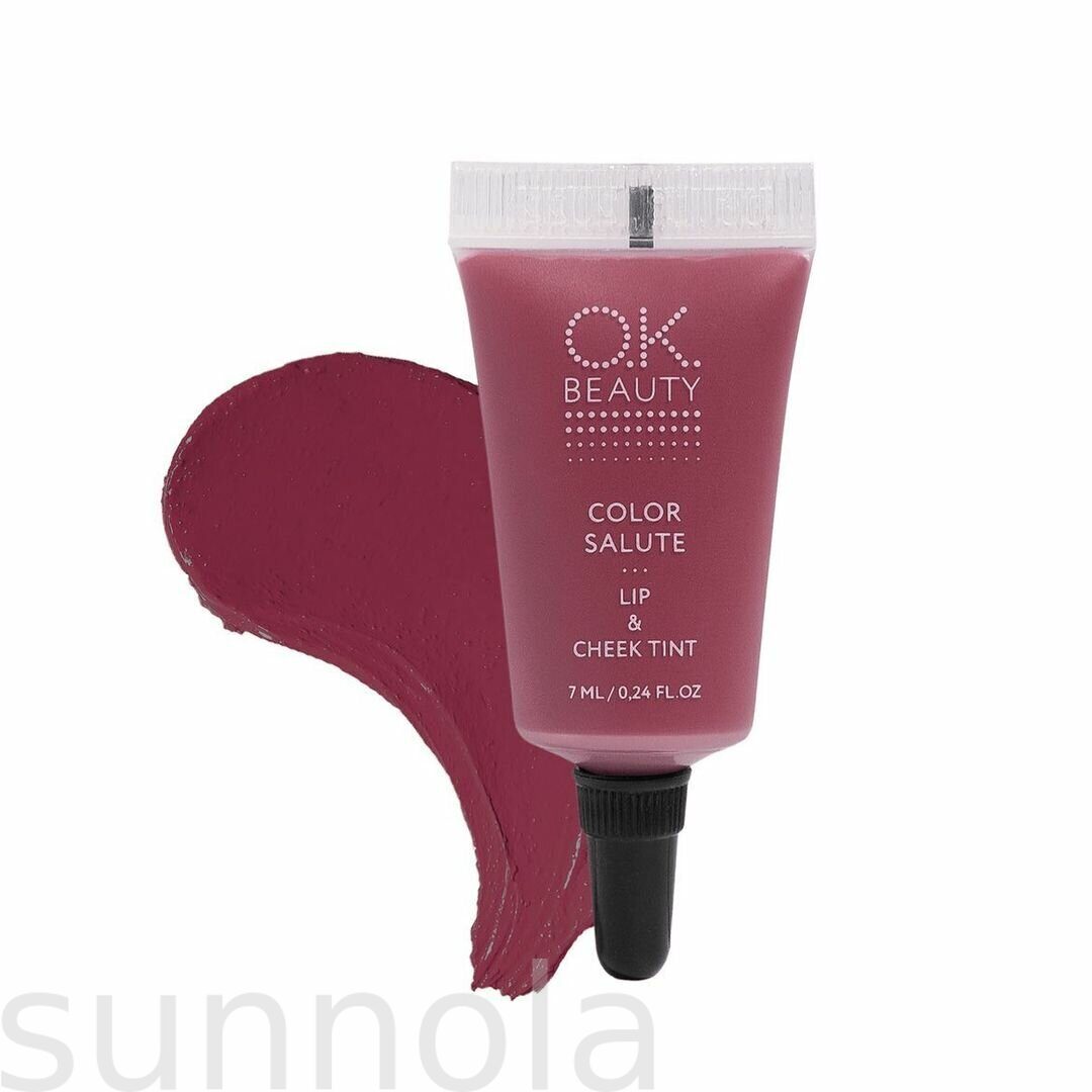 Тинт для губ  и щек OK BEAUTY СOLOR SALUTE LIP & CHEEK TINT ТОН VALKYRIE